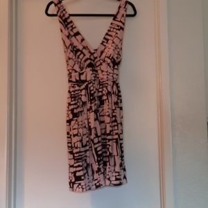 Pink and brown dress